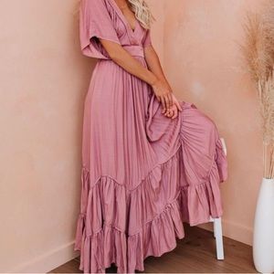 Vici Maxi Blush Pink Dress
